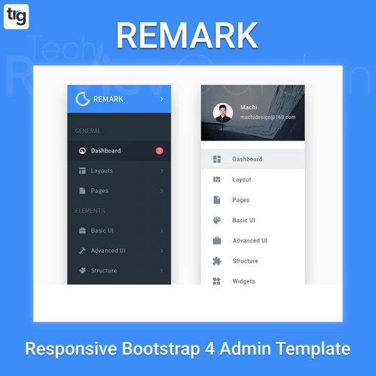 REMARK - Admin Dashboard Template