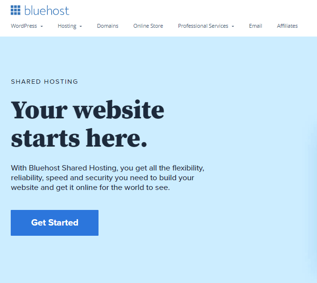 Bluehost Best WordPress Hosting Company