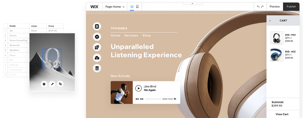 wix home page