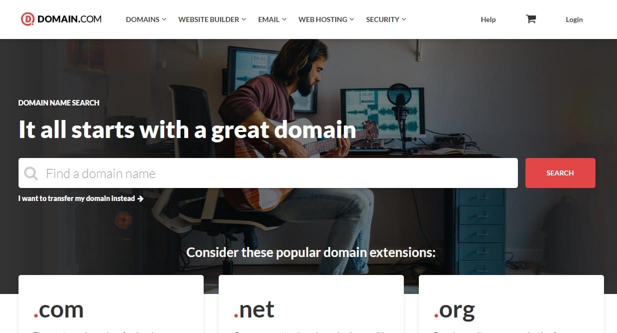 Domain.com - Best Domain Name Registrars Of 2023