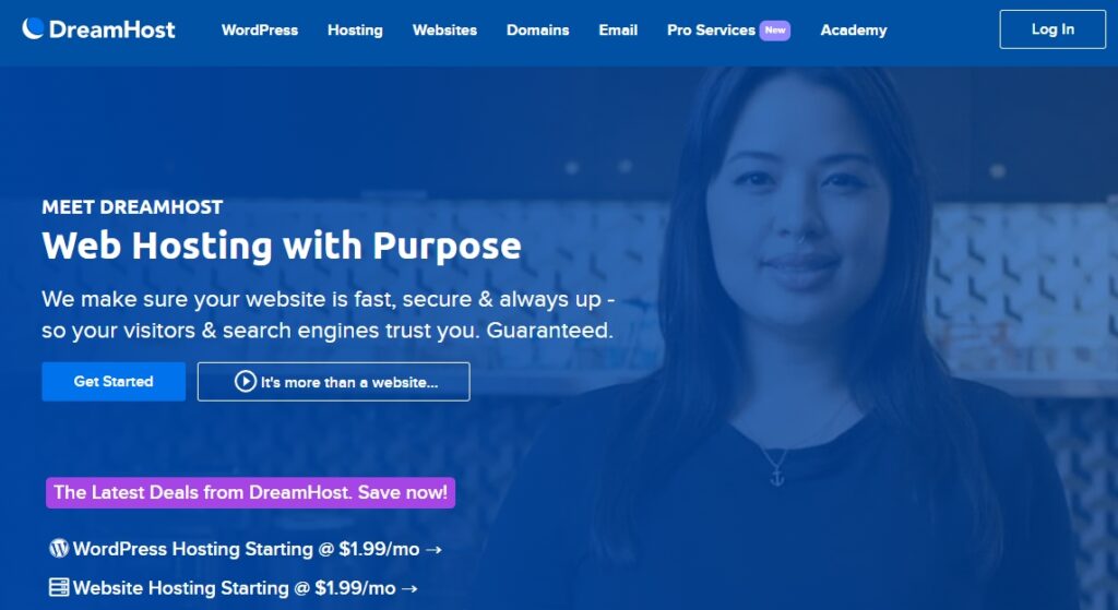 DreamHost-web-hosting-home-page