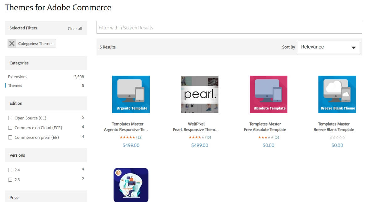 Magento Review - Themes For Adobe Commece