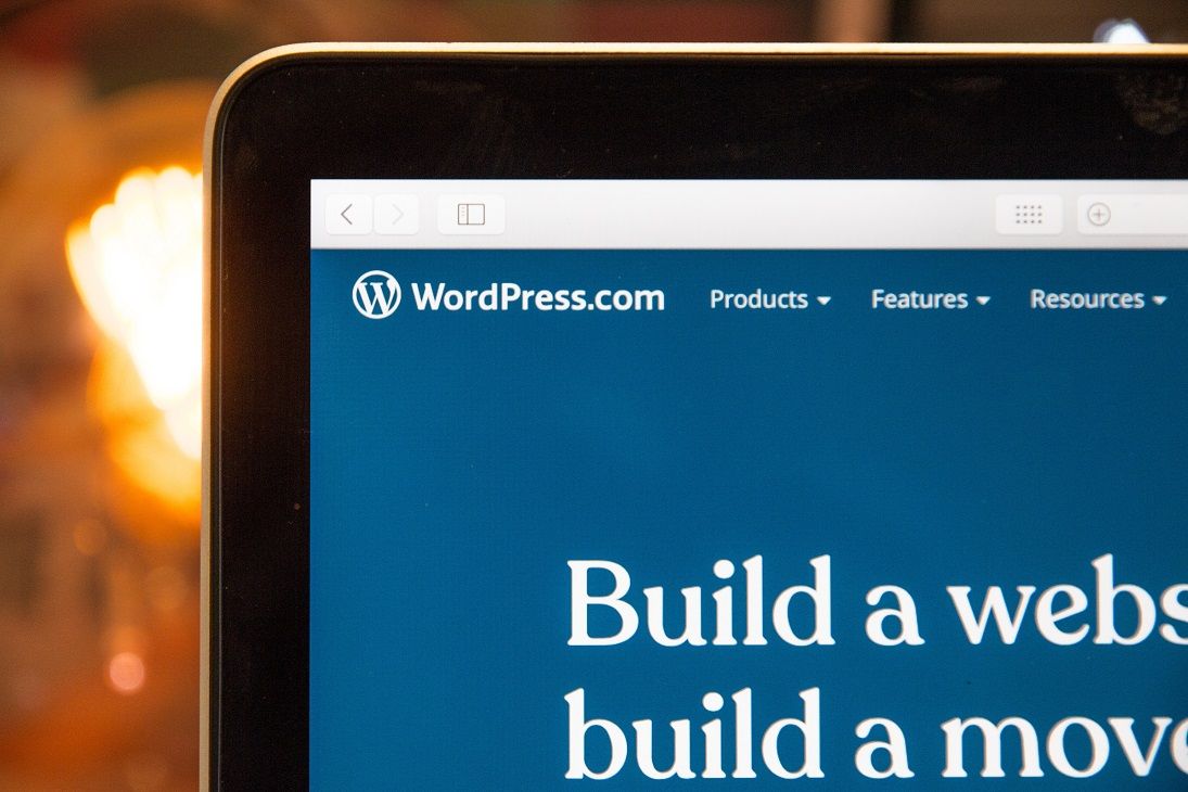 WordPress Website on Laptop Screen | TechReviewGarden