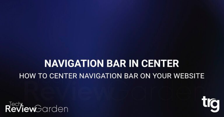 How to center navigation bar on your website