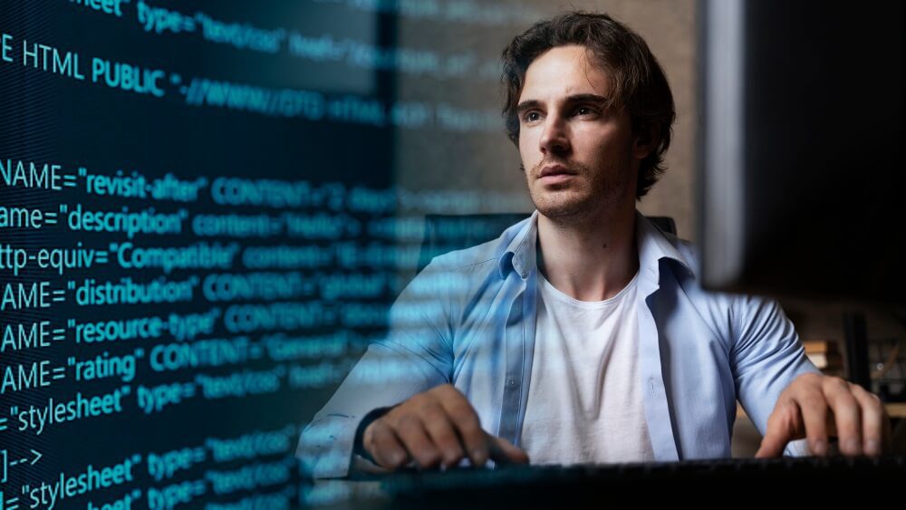 Person Coding on Computer | TechReviewGarden